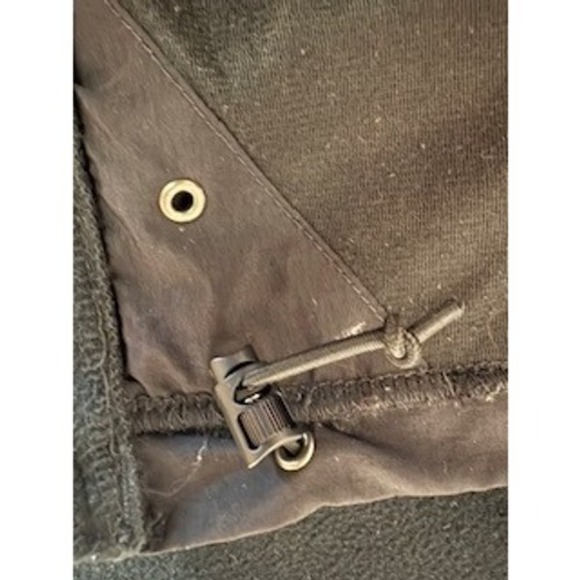 The North Face Black Fleece/Soft Shell Hoodie Jacket Men's M Polartec Recycled - Picture 9 of 12